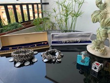 🔴 Lotto 4 BRACCIALI con charms + 2 CIONDOLI  introvabili VINTAGE !