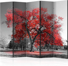 - Paravento Decorativo Monofacciale Alberi 225X172 XXL 5 Pannelli Divisori - Sta