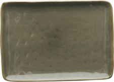 Thun Rose & Tulipani - Set 2 Vassoi Rettangolari 27X19 Cm Concerto Grigio Tortor