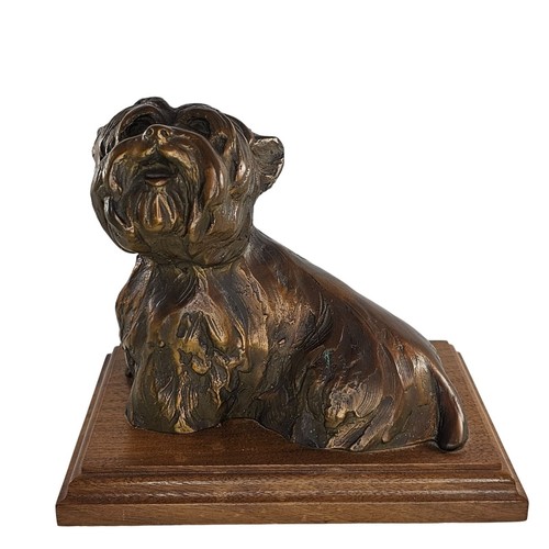 Scultura cane sandy scott - sandy,