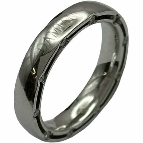 Anello laterale damiani oro - laterale,