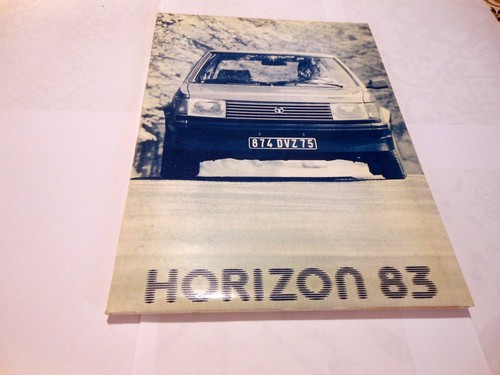 Talbot horizon dossier - talbot,