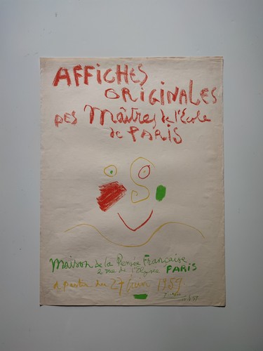 Picasso affiche 1959 maison - affiche, de