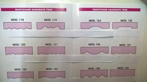 Mantovane per tende raso - per,