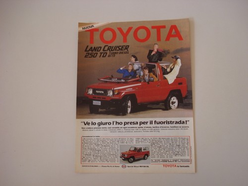 Advertising pubblicità 1986 - advertising,