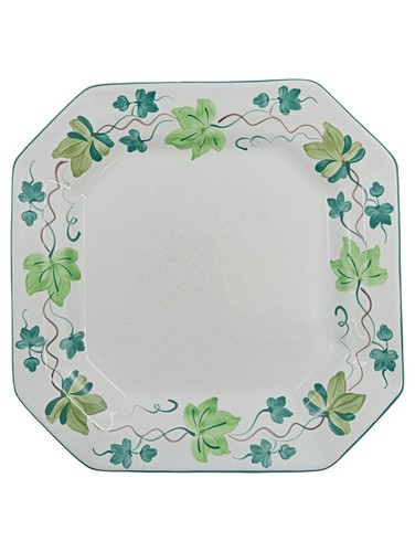 Herend village pottery piatto - village,