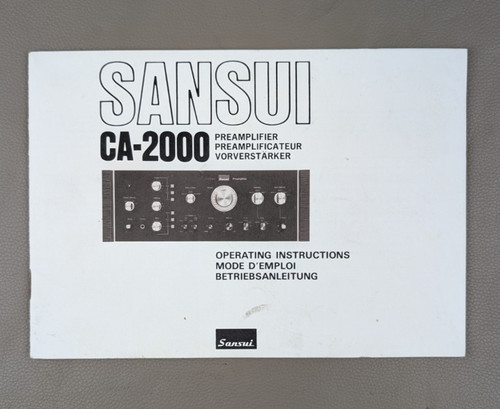 Sansui 2000 - sansui, ca-2000