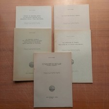 Lotto 5 Estratti Rari di Italo Sgobbo Archeologia e Storia Etrusca e Romana