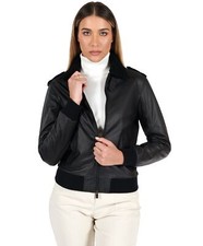 D'Arienzo Bomber Vera Pelle