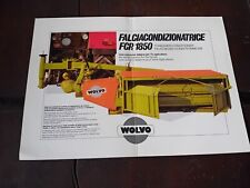 WOLVO FALCIACONDIZIONATRICE MACCHINE AGRICOLE TRATTORI AGRICOLI 