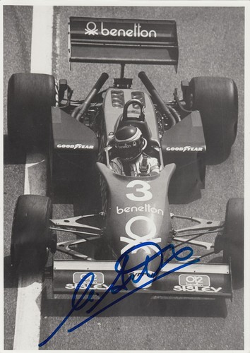Autografo michele alboreto - autografo,