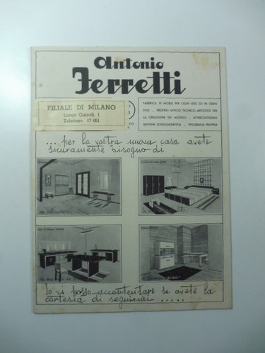 Antonio ferretti fabbrica di - ferretti.,
