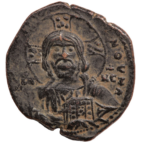 Moneta follis bizantina - moneta,