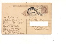 4756) annullo frazionario CALASCIBETTA 14-5 Caltanissetta Enna 1929 castelvetran