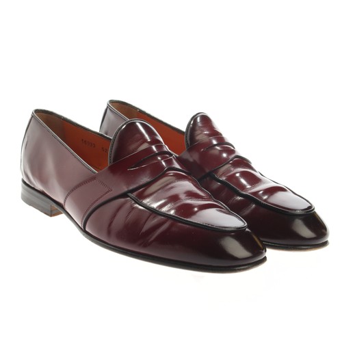 Mocassini santoni rosso - santoni, 40