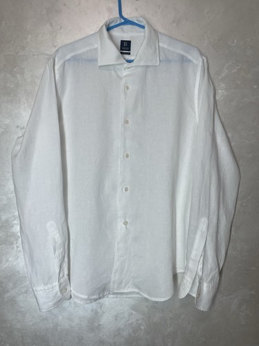 Camicia bianca lino - lino, boggi