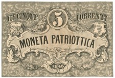 5 LIRE CORRENTI MONETA