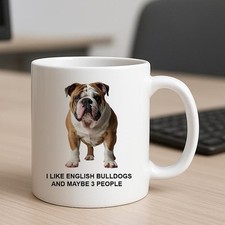 Tazza bulldog inglese stampata - inglese,
