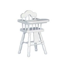 Seggiolone in Legno Bianco per