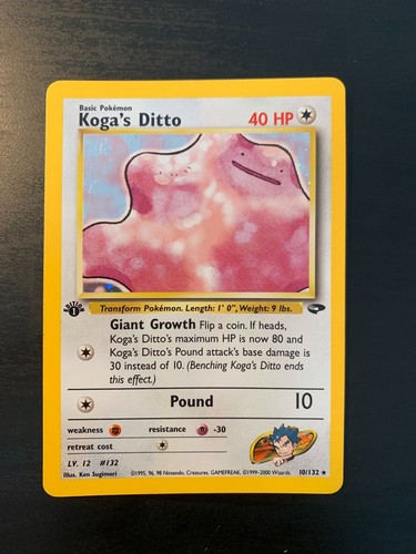 Carte pokémon koga s ditto - koga's,