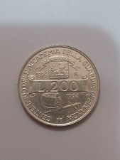Moneta 200 Lire Centenario