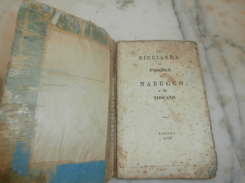 Ugo foscolo rarissimo antico - rarissimo,