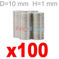 Neodimio 100 10x1 - mm,