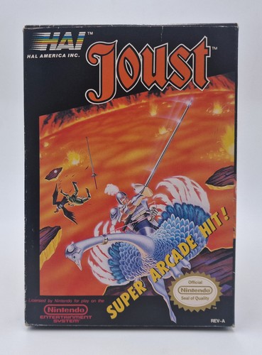 Joust nintendo nes complet - nes,