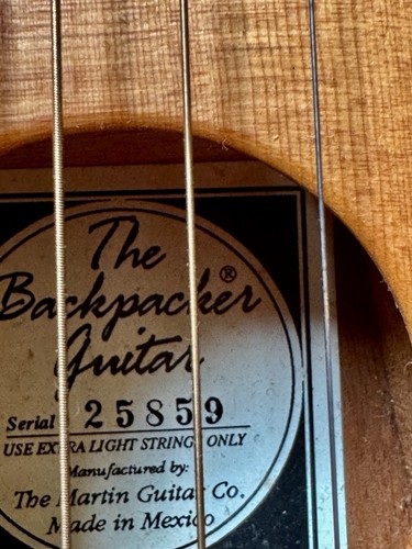 Martin backpacker chitarra - martin,