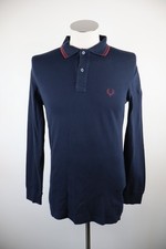FRED PERRY POLO MAGLIA UOMO COTONE Tg. 40 102cm MAN T-SHIRT CASUAL VINTAGE
