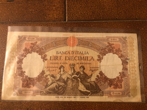Banconota da diecimila - da,