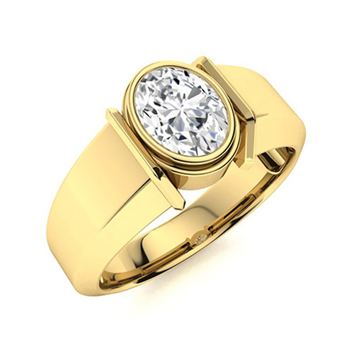 Anello uomo diamante creato - uomo, in