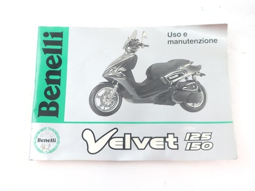 Benelli velvet 125 manuale uso - benelli,
