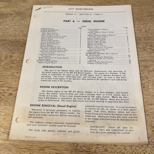 Motore diesel massey - diesel,