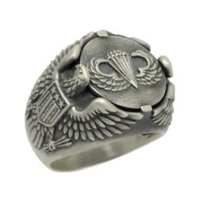 Anello Uomo Biker Argento