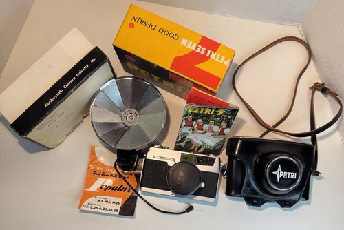Kit fotocamera vintage petri - kit, 7