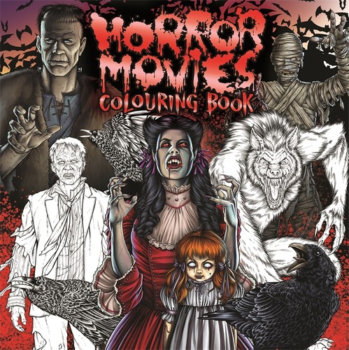 Horror movies colouring book - horror,