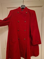 Cappotto rosso premaman da