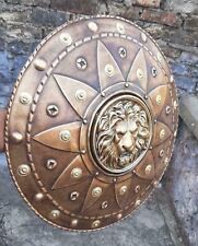 Scudo rotondo faccia di leone