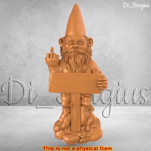 Sollievo file stl gnome per - sollievo, 3d