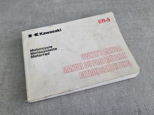 Manuale uso kavasaki er5 - manuale, d'uso