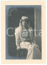 1920 ca ITALIA - TEATRO Attrice in costume da odalisca - Foto BETTINI - LIVORNO