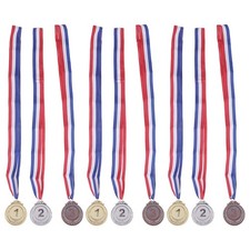  9pz Medaglie Decorative in