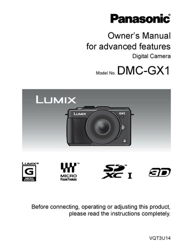 Panasonic dmc gx1 - dmc-gx1, di