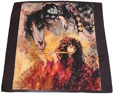 Sciarpa seta flautista/cavallo