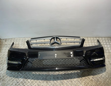 PARAURTI ANTERIORE MERCEDES BENZ CLASSE C W204 2013 CON SENSORI DI PARCHEGGIO OEM NERO