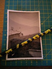 150575 VECCHIA FOTO TRENO BAHN