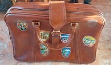 valigia similpelle vintage