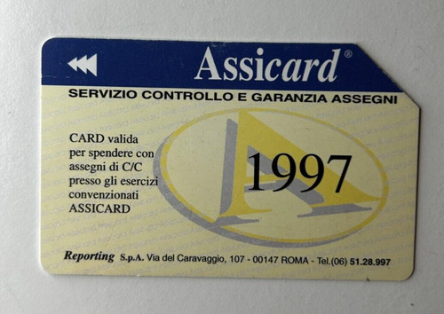Scheda telefonica assicard - scheda,