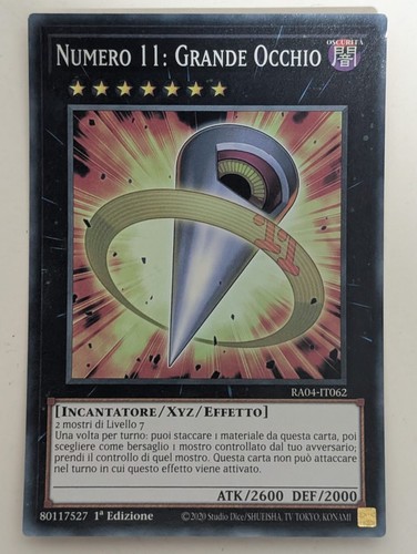 Numero 11 grande - yu-gi-oh!,